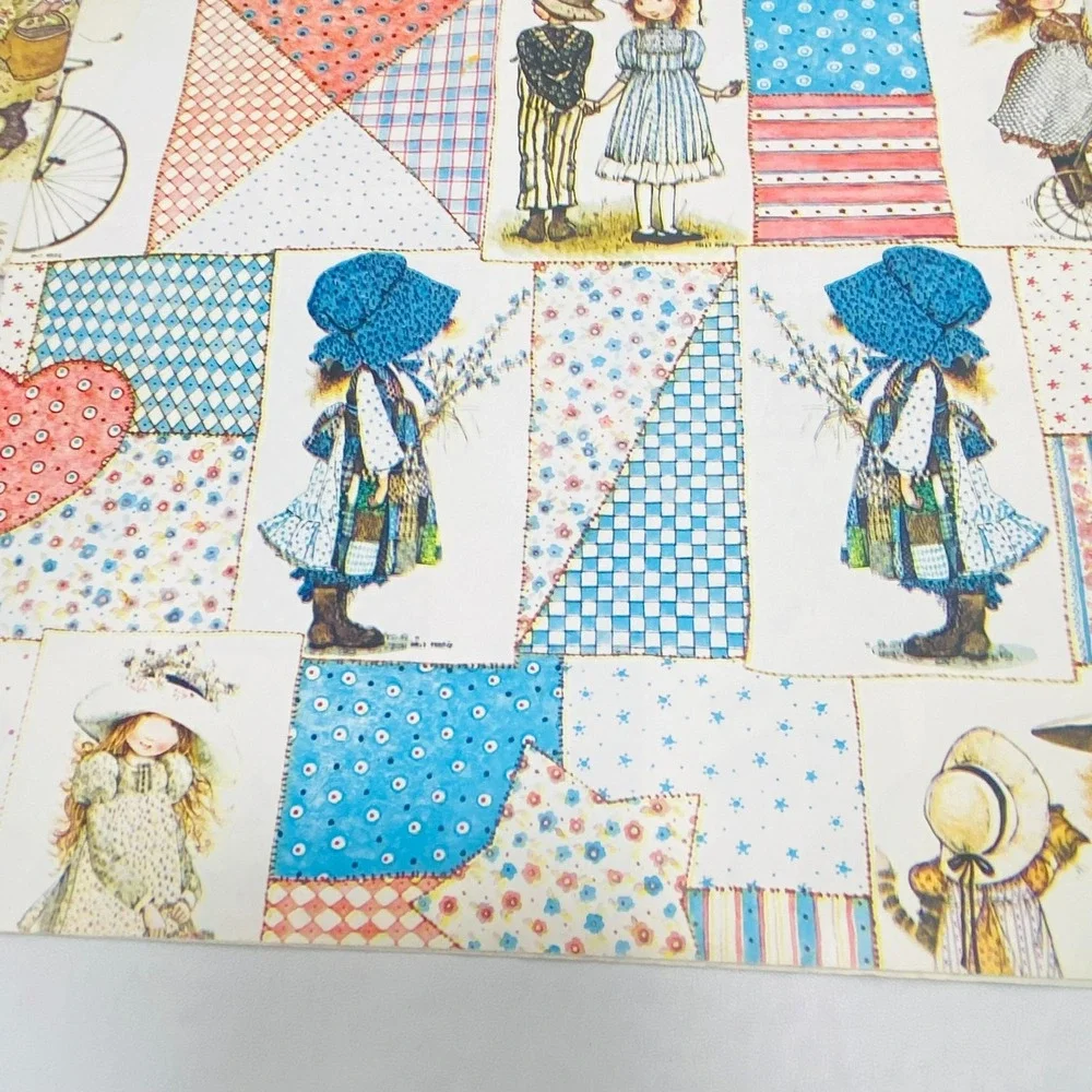 Vintage‎ Gift Wrap Lot of 3 Holly Hobbie Hallmark Wrapping Paper Scrapbook